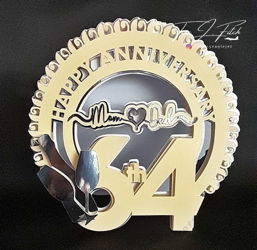 64th Anniversary Mom & Dad, TF0525, All Formats