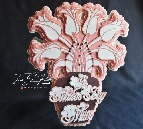 Tulip Vase Card, All formats 