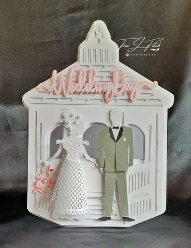 Wedding Gazebo card TF0352, All formats 