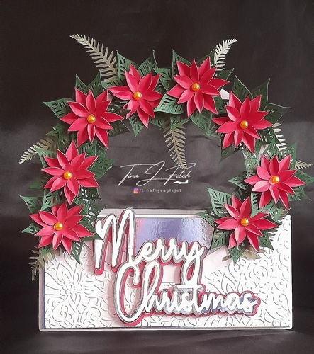 Poinsettia Ring Card TF0612   All Formats