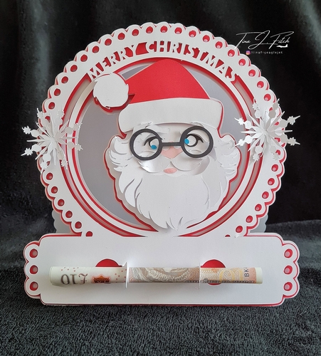 SANTA Money holder card TF0627, All Formats