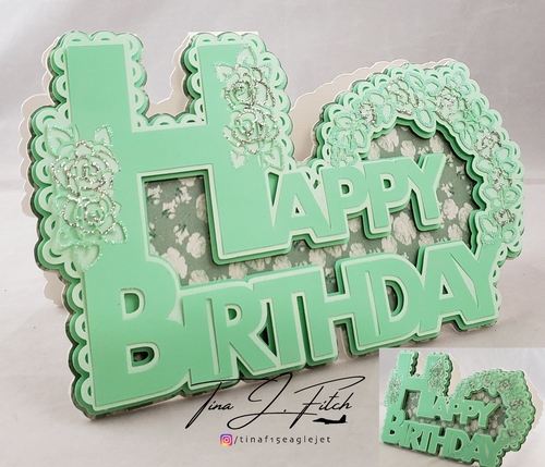 Layered Birthday Card TF0245 , all formats