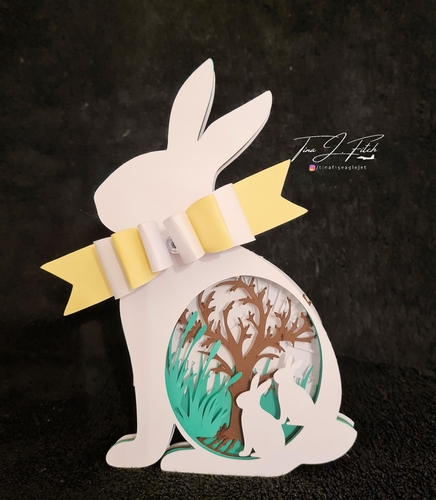 Rabbit Scene Card TF0649, All Formats