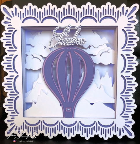 Balloon Freedom Luminaire Card TF0689, All Formats