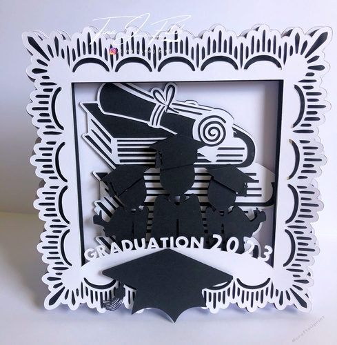 Graduation Layered Luminaire Card TF0704.All Formats