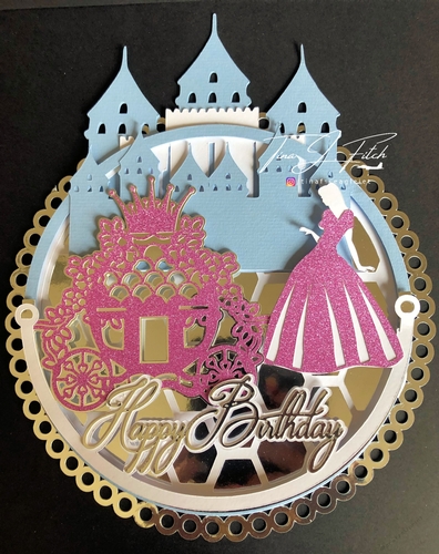 Birthday Princess Cake Topper, TF0710, All Formats