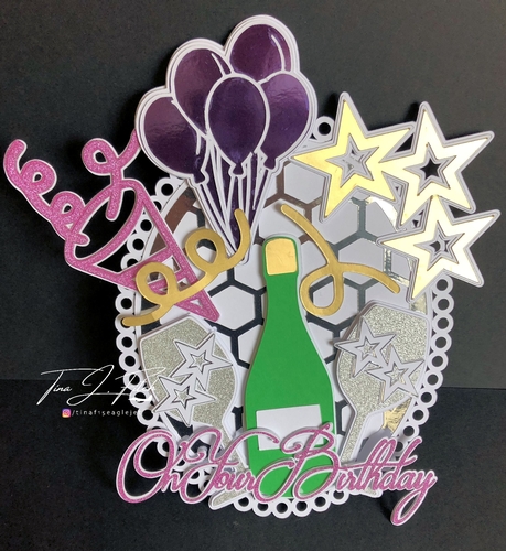 Birthday Cake Topper TF0711, All Formats