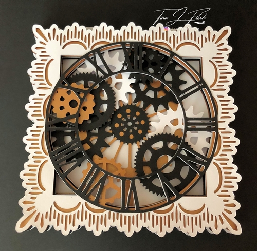 SteamPunk Luminaire Card TF0715, All Formats