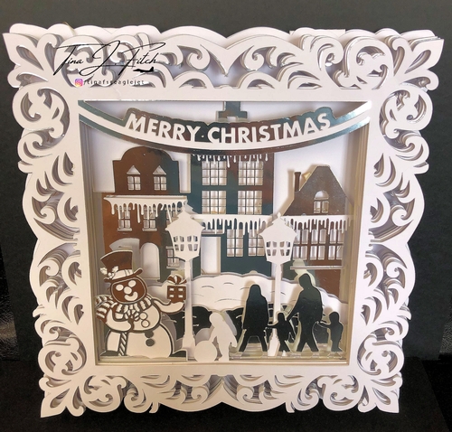 Christmas Layered Luminaire Card/ Shadow Box, TF0727, All Formats