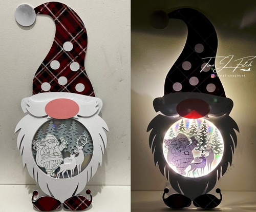 Christmas Gnome Luminaire Card TF0742, All Formats