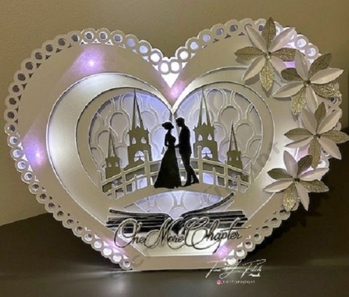 One more Chapter Wedding Luminaire Card TF0749, All Formats