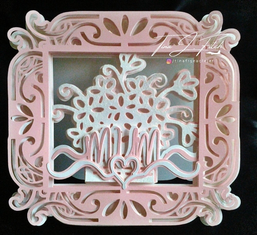 Mum Basket Card TF0478, Cutting Files, All Formats