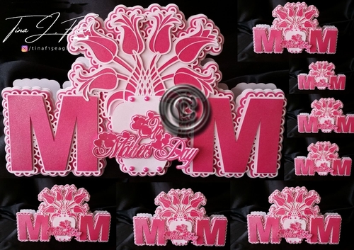Mum Tulip Card,All formats 