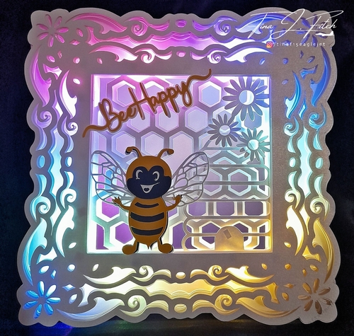 Be Happy Luminaire Card TF0469, All Formats