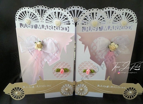 Wedding Car Fronted Door Card, All formats