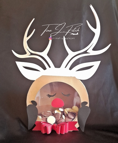 Christmas Reindeer Treat Box TF0493, All Formats