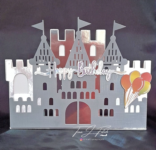 Layered castle card TF0537, All Formats