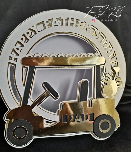 Fathers Day Glf Cart Card TF0501, All Formats
