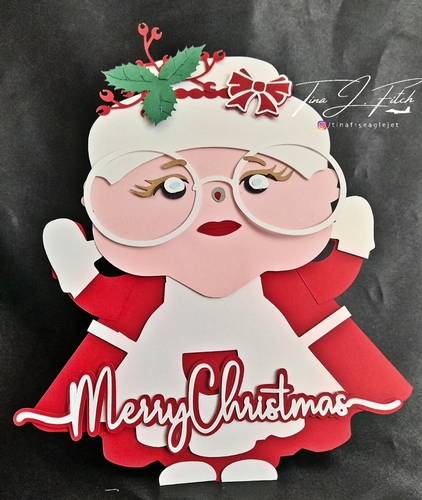 Mrs Claus Christmas Card TF0497, All Formats
