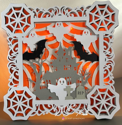 Halloween Luminaire Card TF0811, All Formats