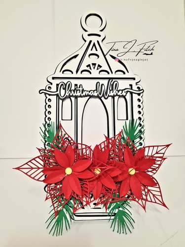 Floral Lantern Card TF0576, All formats