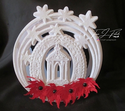 Poinsettia Lantern Card TF0577, All Formats
