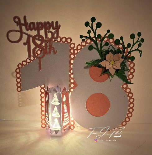 18th Lantern Card Template TF0842, All Formats