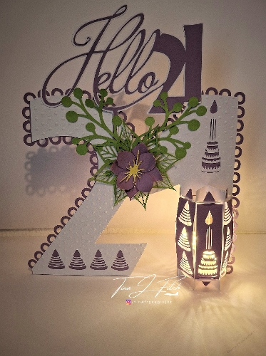 21st Lantern Card Template TF0843, All Formats