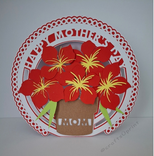 Mothers Day Mum/Mom Pot card TF0861, All Formats