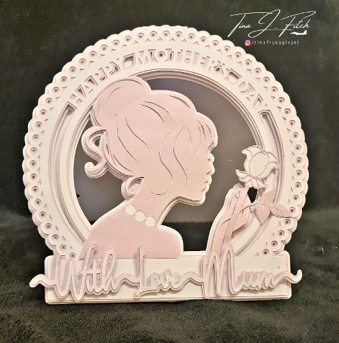 Mothers Day Lady Rose Card TF0598, All Formats