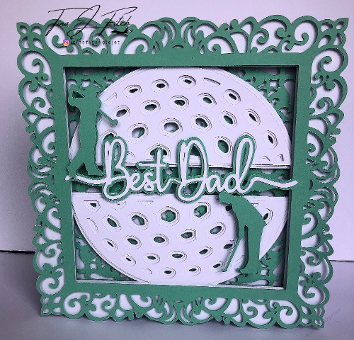 Golf Dad Luminaire Card TF0698, All Formats