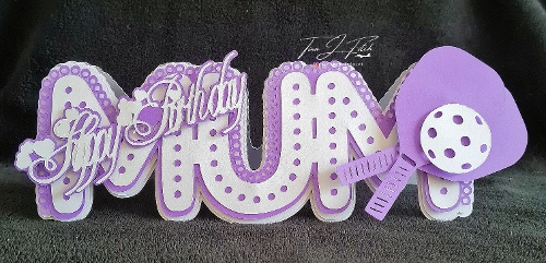 Mum Pickle Ball card TF0633, All Formats