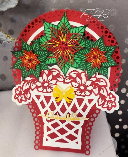 Christmas Basket Card Template TF0873 All Formats