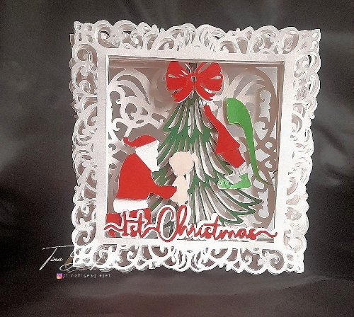 1st Christmas Luminaire Card TF0609, All Formats