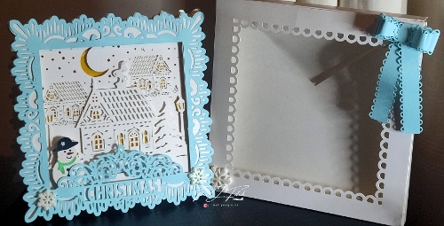 Christmas Luminaire Card & Box Template TF0882, All Formats