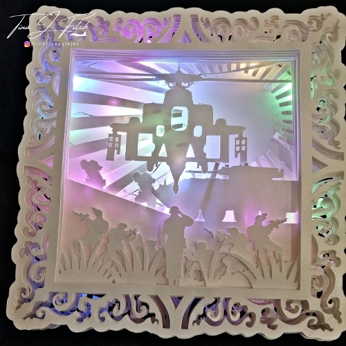 Army Light Up Card TF0389, All Formats