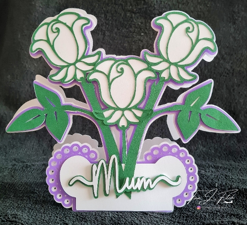 Mum/Mom Rose card TF0601, All Formats