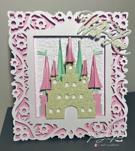 Layered Castle Luminaire Card TF0688, ALL Formats