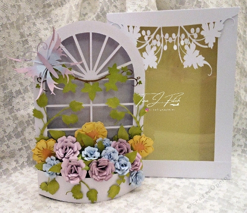 Mothers Day/Birthday 3D Floral Window Box, All formats
