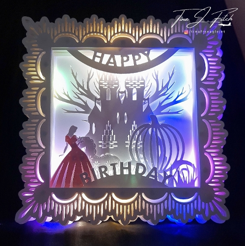Princess Birthday Luminaire Card TF0442, All Formats