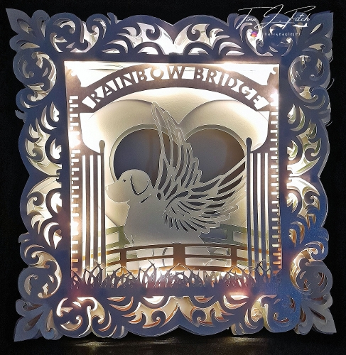 Dog Memorial Luminare Card, TF0449, All Formats
