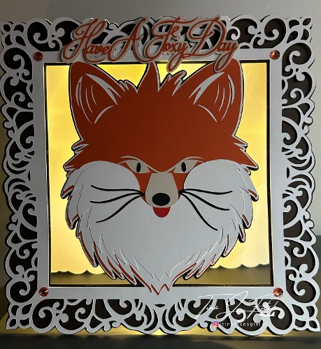 Foxy Day Layered Card TF0757, All Formats