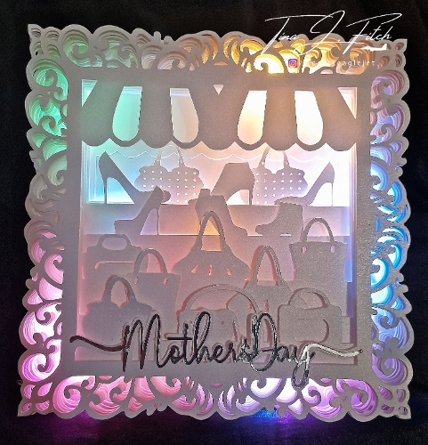 Mothers Day Bags And Shoes Luminaire card TF0468, All formats