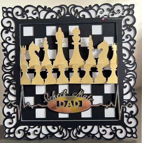 Fathers Day/Birthday Chess Card TF0747, All Formats
