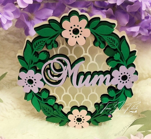 Floral Ring Mum Card TF0894, All Formats