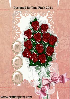 Mother's Day Boxed Bouquet Card