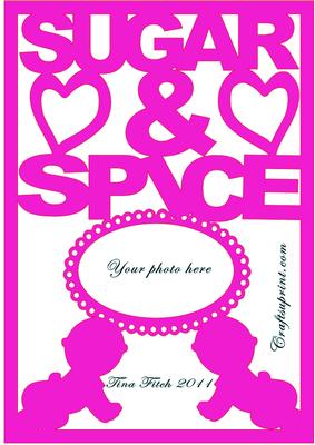 Paper Magic Frames Sugar and Spice