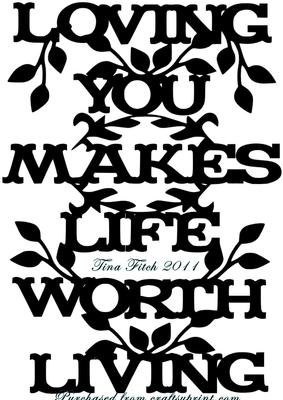 Paper Magic Frame Loving You