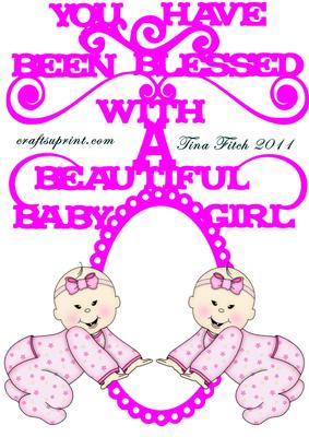 Paper Magic Frame Baby Girl
