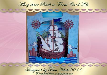 Ahoy There Back to Front Card Kit